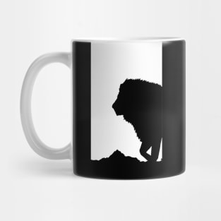 Lion Design - King of the Jungle Big Cat Lion Art Lion Lover Gift Mug